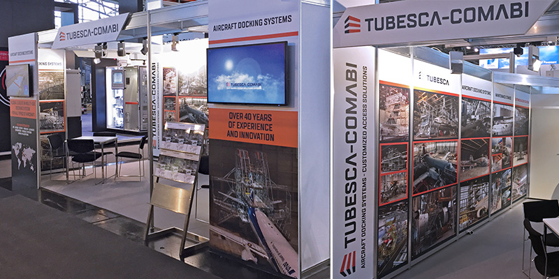 Stand TUBESCA-COMABI Aircraft Docking Systems